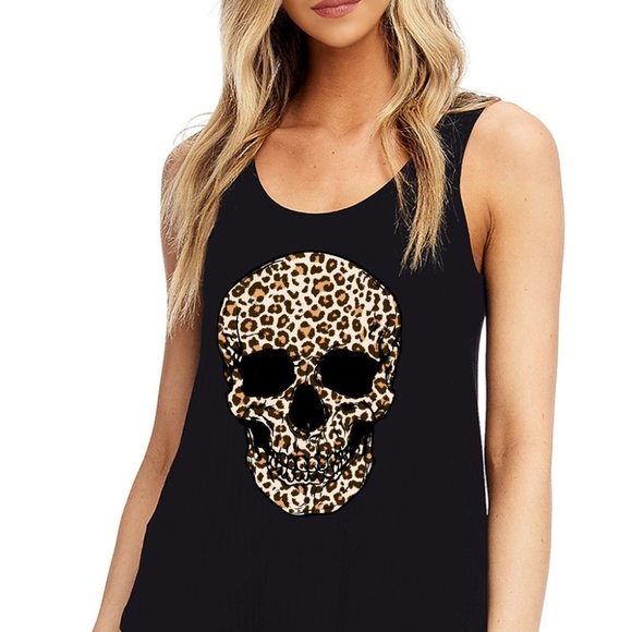 New Skull Print Tank Top - Picture 1 of 2